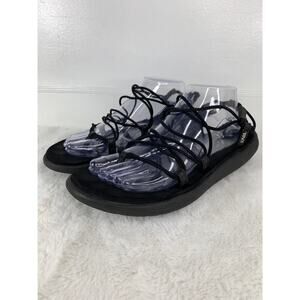 Teva Voya Infinity Black Women’s Slip-On Sandals 1019622 Size 9